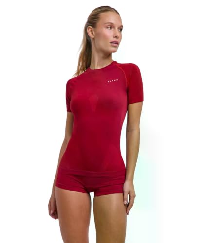 FALKE Damen Warm Round Neck Funktionsshirt Kurzarmshirt Funktionswäsche – Ansicht 1