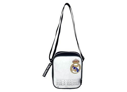 CYPBRANDS Real Bandolera-HALA Madrid, Unisex niños, Blanco, Estandar CYPBRANDS Real Bandolera-HALA Madrid, Unisex niños, Blanco, Estandar