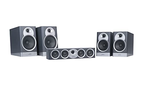 Jamo S7-17HCS Home Cinema System (S17B x2 + S15B x2 + S43C x1) BF Sistema de Cine en casa con 2 Altavoces de estantería S7-15B y 2 S7-17B y un Canal Central S43C Azul