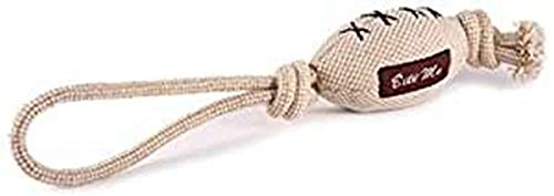 Petuky Ballon de Rugby et Corde à nu009cuds Naturel