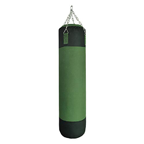 Sac De Frappe Lourd Suspendu Pour Adultes Enfants Intérieur Extérieur Sacs De Sable Lourds Non Remplis Sacs De Boxe MMA Kickboxing Muay Thai Arts Martiaux Combat Karaté Équipement Anti-stress (150cm) Cover