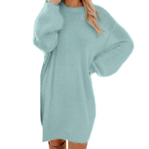 Pullover Damen Komfortabel Weich Strickkleid...