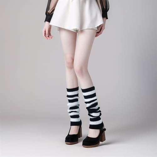 Image of Goth Leg Warmers Women Japanese Gothic Y2k Harajuku Grunge Emo Punk 80s