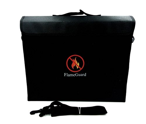 Vemingo Fireproof Document Bag Anti-Irritation Silicone Coated Fire Water Resistant Money Bag Fireproof Safe Storage 15.8