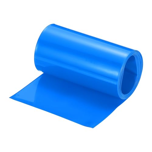 Tubo termorretráctil de PVC de 110 mm plano con buen aislamiento eléctrico en color azul