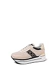 queen helena scarpe con zeppa sneakers platform leggere donna x29-26 (x29-26 beige, numeric_40)