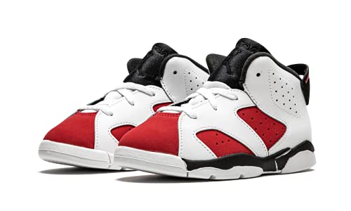 Nike Air Jordan 6 VI Retro TD Toddler Carmine 2021 384667-106 US Toddler Size3