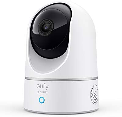 eufy security S220 Indoor Cam, 2K, Pan & Tilt, Indoor Security Camera, Wi-Fi Plug-in Camera, Human & Pet AI, Voice Assistant Compatibility, Night Vision, Motion Tracking, HomeBase not Compatible