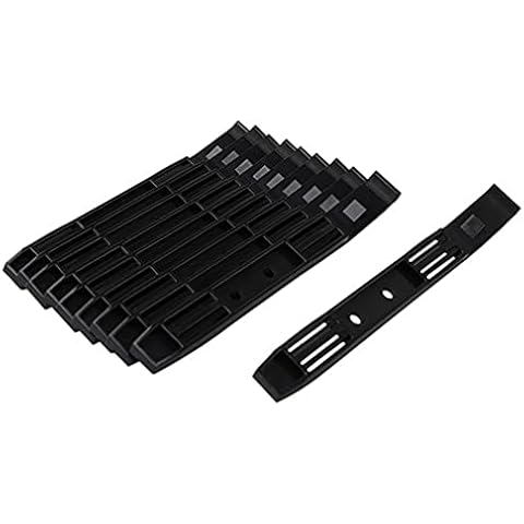Beada 5 Pairs Hard Drive Rails Chassis Accessories Drive Plastic Rails for 3.5 to 5.25 Hard Drive Cover
