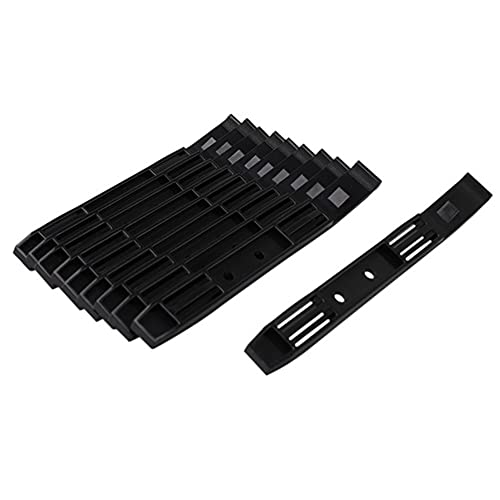 Lot de 5 paires de rails pour disque dur 3,5 à 5,25, Noir