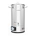 Produktbild Klarstein Maischfest - Boiler, Maischekessel, Bierbrauanlage, 2 Stufen: 1500/3000 W, 5-teiliges Set, Filtrier-Eimer, Kühlspirale, LCD-Display, Ablasshahn, 304 Edelstahl, Volumen: 35 Liter, silber