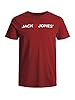 Men's JJECORP Logo Tee SS Crew Neck, Black/2-PACK W. RED Dahlia/REG, 2XL #3