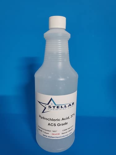 Stellar Chemicals | Hydrochloric Acid 37% Reagent Grade | 1 Quart