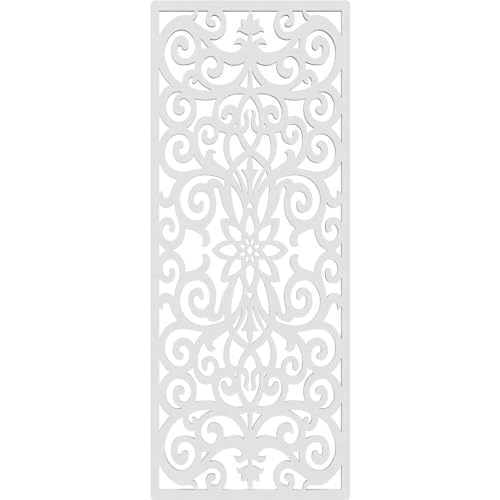 Image of 9 3 /8 inchW x 24 3 /8 inchH x 3 /8 inchT Buel Decorative Fretwork Wall Panels in Architectural Grade PVC