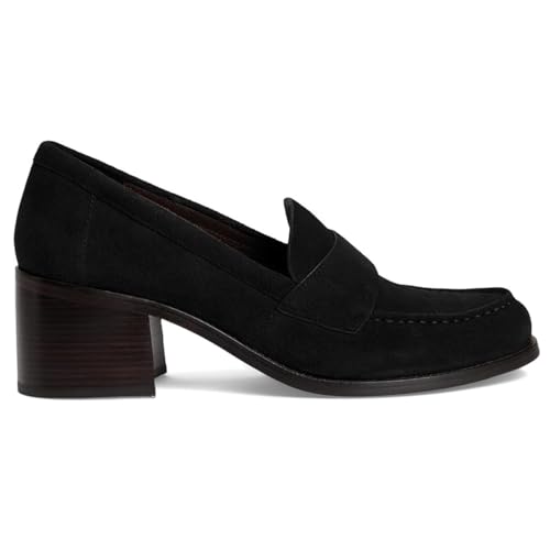 Image of SHODENSE Women Vintage Chunky Heel Loafers Pumps Platform Round Closed Toe Oxford Shoes Burnished Patent Matte Suede Slip On Dress Loafer Block Stacked Heels Office Formal Work Business 4-11 M US