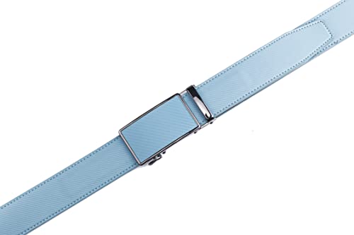 Fabio Valenti Mens Belt,Ratchet Belt Dress with 1 3/8" Genuine Leather with Easier Adjustable Buckle, Trim to Fit3