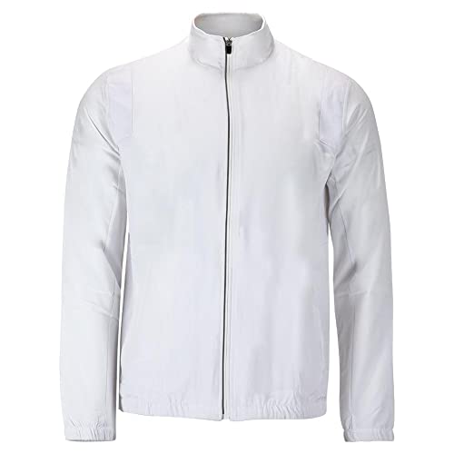 Fila Essentials Woven Mens Tennis Jacket - 100 WHITE / L Fila Essentials Woven Mens Tennis Jacket - 100 WHITE / L