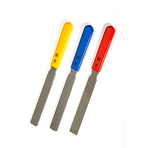 Generic エレキベース用フレットナットファイルセット 高炭素鋼 ? ダブルエッジ設計で精密加工 for バスジャズベース、PVC収納バッグ付き