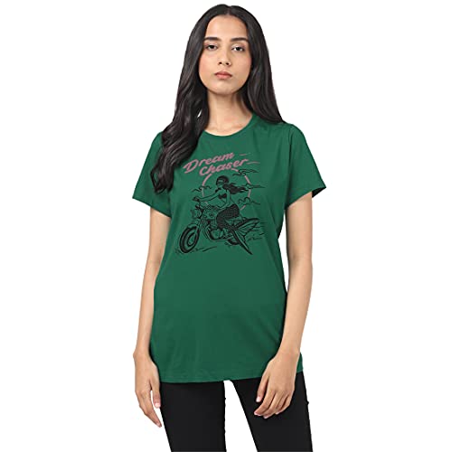 Image of Royal Enfield Dream Chaser T-Shirt Emerald Green L