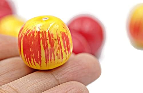 1shopforyou Realistic Fake Apples - 20 PCS - 5 Red Apples, 5 Green Apples, 5 Gala Apples and 5 Yellow Apples - Fake Fruits for Decoration - Artificial Plant - Foam Apples - 2 cm