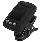 Dilwe Gitarrentuner, tragbarer Mini-Saitentuner zum Anstecken f¨¹r Bassgitarre Violine Viola Musikinstrument Zubeh?r 430HZ-450HZorgan Stop