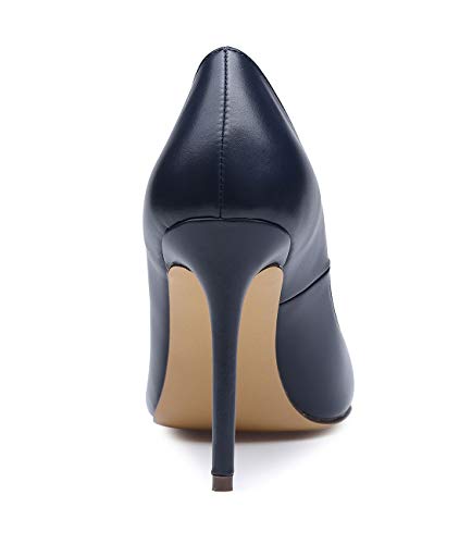 Image of Castamere Womens High Heels Pointed-Toe Slip-on Stilettos Pumps 4Inch Heel Shoes