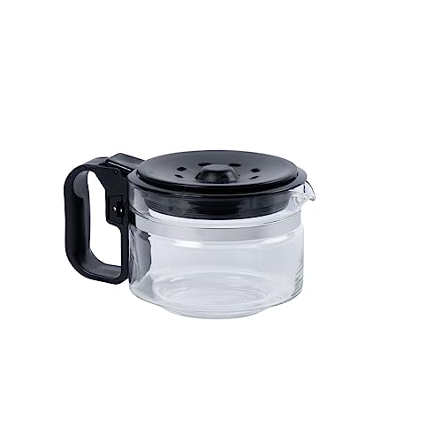 Fackelmann 20998 Verseuse Adaptable pour cafetière, Verre, Plastique, Noir, 17,5 x 14 x 10,5 cm