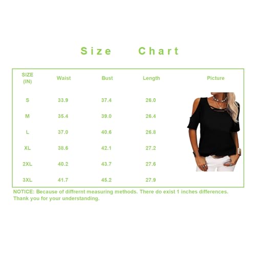 Women’s Fashion Cold Shoulder T-Shirt High Fabric Round Neck Batwing Casual Short Sleeve3