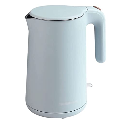 LIOONS Tetera eléctrica clásica acero inoxidable 1.5 L miniatura 1