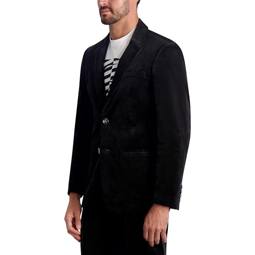 KARL LAGERFELD Men's 2 Button Long Sleeve Corduroy Blazer3