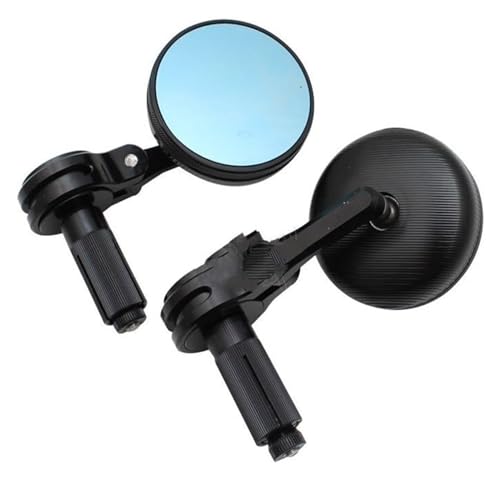 Espejos Retrovisores Laterales CNC para Manillar de Motocicleta 7/8 22mm 1 Par