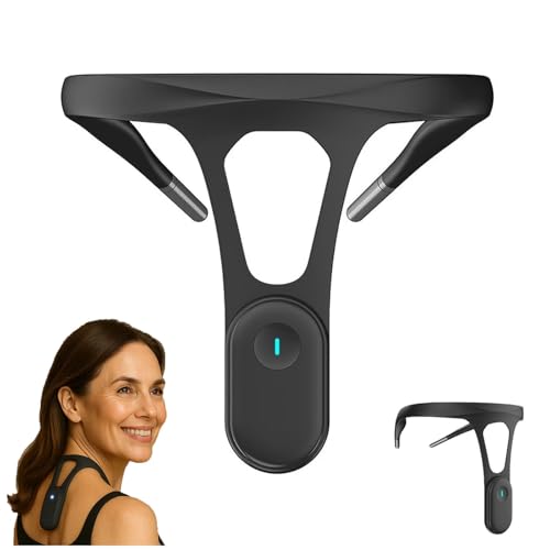 Alignara Posture Guide, Smart Posture Pro Trainer & Corrector Device, 2026 New Alignara Posture Trainer, with Smart Vibration Reminder, Adjustable Back Brace, for Office, Driving, Workouts (1pcs)