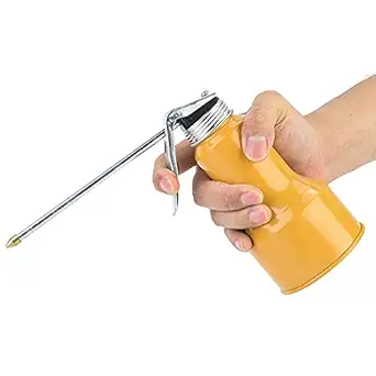 1 Pcs High Pressure Machine Oiler Can, Oiler Aluminum Alloy Pump Metal Oil Can (400g)