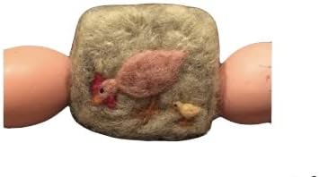 Don't Count Your Chickens Wool Scrubby