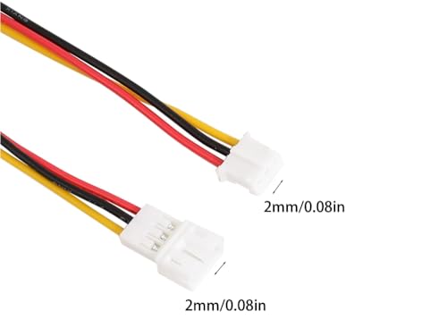 20 pares conector balance 3 pines macho y hembra con cables miniatura 4