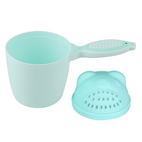 Viagasafamido Baby Rinse Cup, Detachable Baby Shampoo Rinser Baby Bath Rinser Wash Hair Cup With 2 Different Pour Spouts For Protect Kids Face And Eyes #TOP21