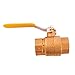 Webstone, a brand of NIBCO 1/2 IPS LF FP BR Ball Valve
