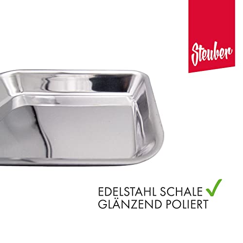 Grillplatte Steuber Premium Line Edelstahl Grillpfännchen 2er Set