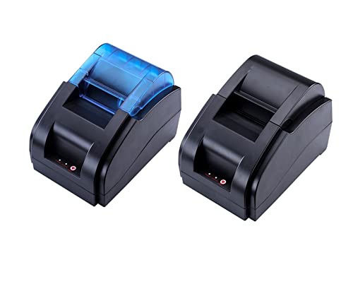 YHNNH Belegdrucker 58 mm POS-Drucker for Supermarkt und Geschäft(USB Add 6Rolls)
