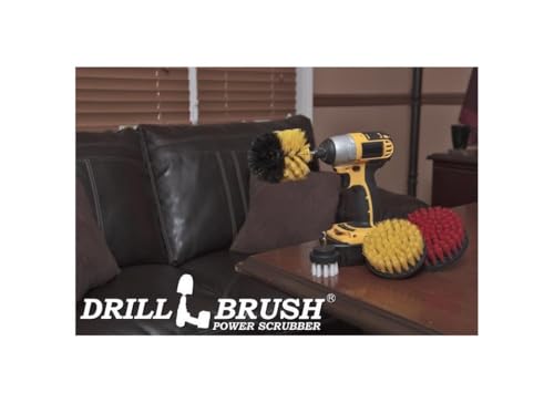 Drillbrush Drill Brush Attachment Set – Power Scrubber Brush for Tub, Tile, Shower, and Grout – All-Purpose Household Cleaning Brushes for Drill, Auto Detailing Brushes - Electric Grout Cleaner Kit - Thumbnail 6
