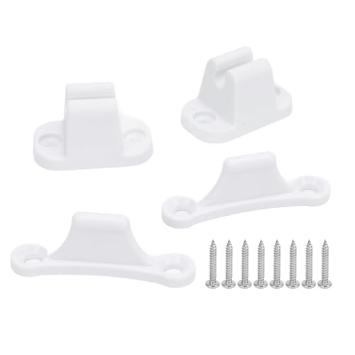 Bnineteenteam 2 Juegos de Retenedor de Puerta RV, Soporte de Retención de Tope de Puerta en Forma de T de Nailon Apto para Caravana, Autocaravana, Barco