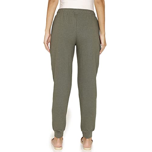 Image of Zivame Friends Knit Poly Lounge Pant - Rifle Green