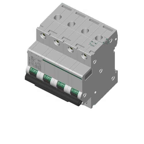 Disjoncteur type C 4P 1A pour tableau électrique 50HZ
