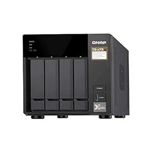 QNAP TS-473-8G, High-End AMD RX-421ND Quad-Core NAS-systeem, PCIe, M.2 SSD, 10GbE-connectiviteit, 4K-videoprestaties…