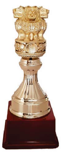 Sovereign Metallic Fiber Trophy 11.5 INCH Ashok STAMBH-picture-18