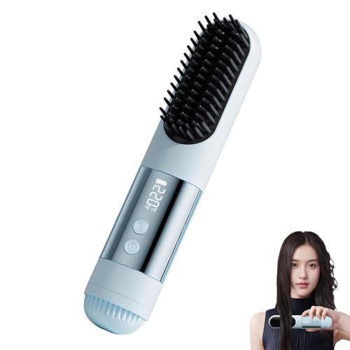 Cepillo alisador inalámbrico para cabello 4 en 1 miniatura 1