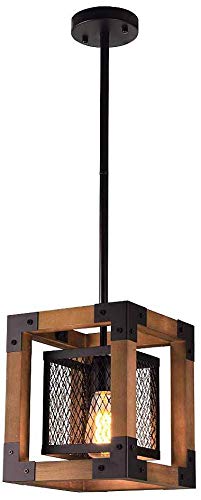 Luminaire suspendu style campagnard rustique pour salle à manger et salon rétro
