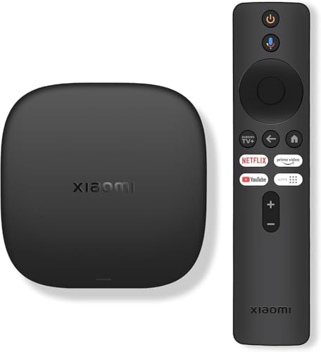 Xiaomi TV Box S 4K 3Nd Generation | Mibox Resolución 4K Ultra HD | Chormecast Compatible con Google TV | Bluetooth 5.2 y WiFi de Doble Banda Color Negro | Android TV 10.0 Integrado