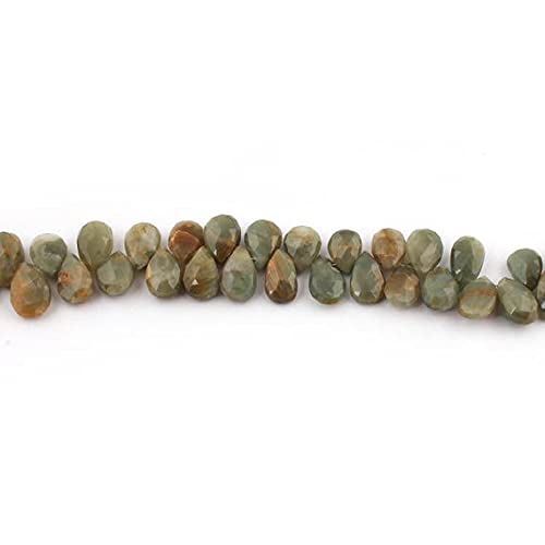 Perles briolettes LKBEADS en œil de chat de qualité supérieure pour joaillerie artisanale SB021