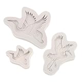 Photo Gallery ultechnovo 3 pezzi stampi in silicone per dolci forma di gru per decorazioni artistiche di torte cioccolato e argilla facile da usare per e creazioni creative Photo Gallery ultechnovo 3 pezzi stampi in silicone per dolci forma di gru per decorazioni artistiche di torte cioccolato e argilla facile da usare per e creazioni creative